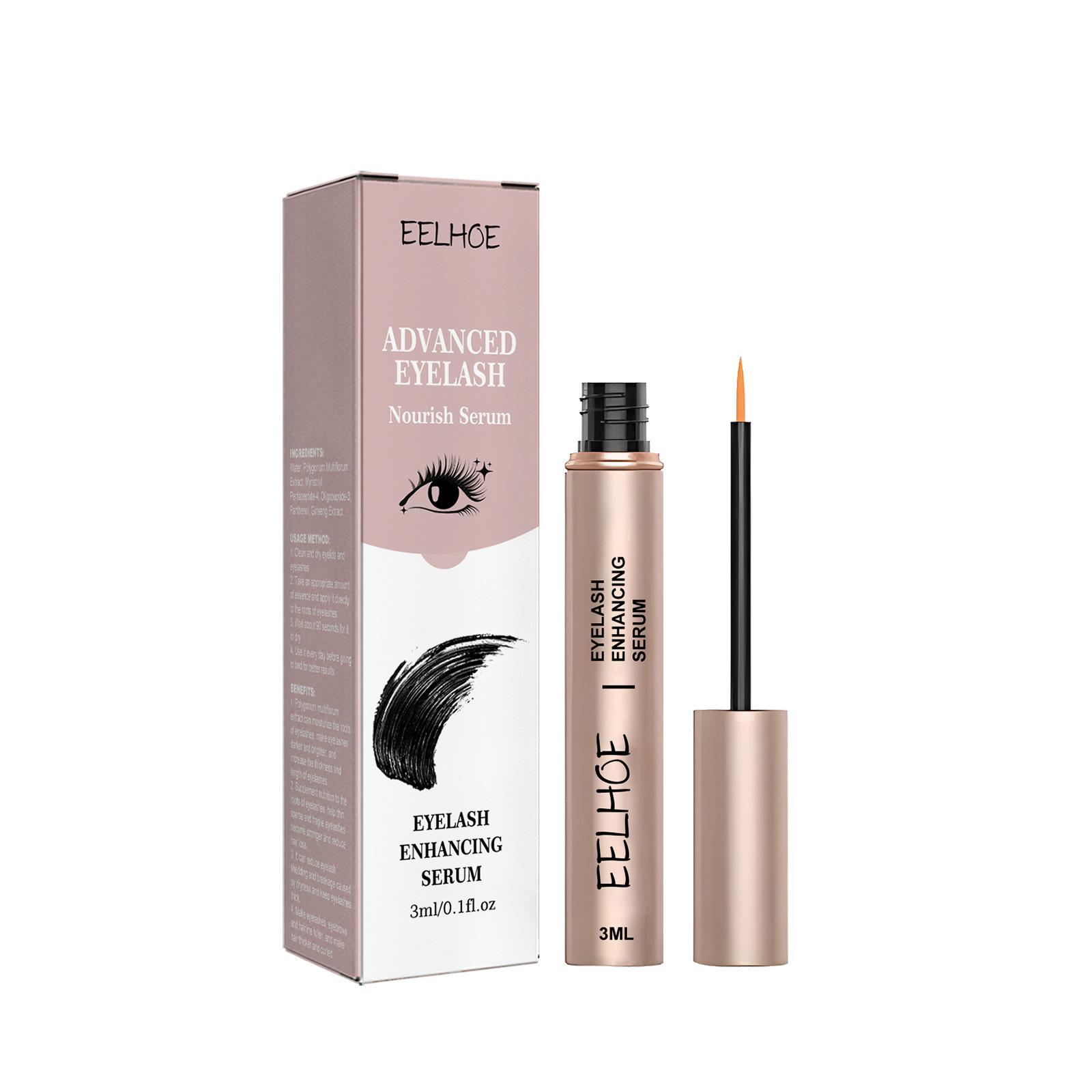 

Eelhoe Eyelash Enhancer Rising Eyebrows Growth Serum Eyelash Growth Liquid Makeup Eyebrow Longer Thicker Eye Setting Liquid 3ml