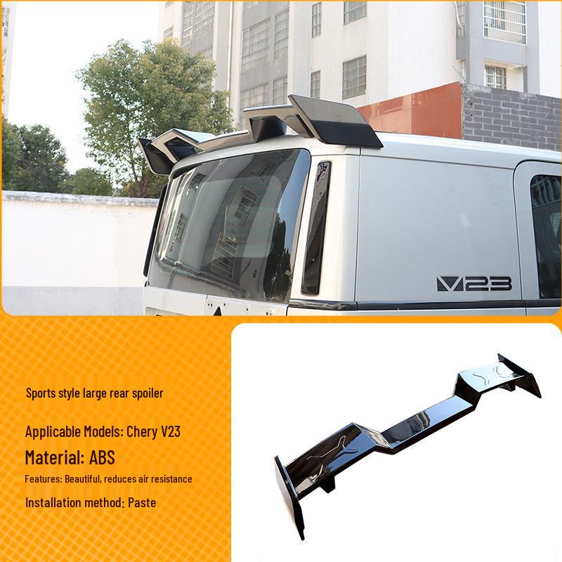 Chery iCAR V23 Sports Rear Spoiler: ABS Air Deflector for Reduced Wind Noise & Sporty Look