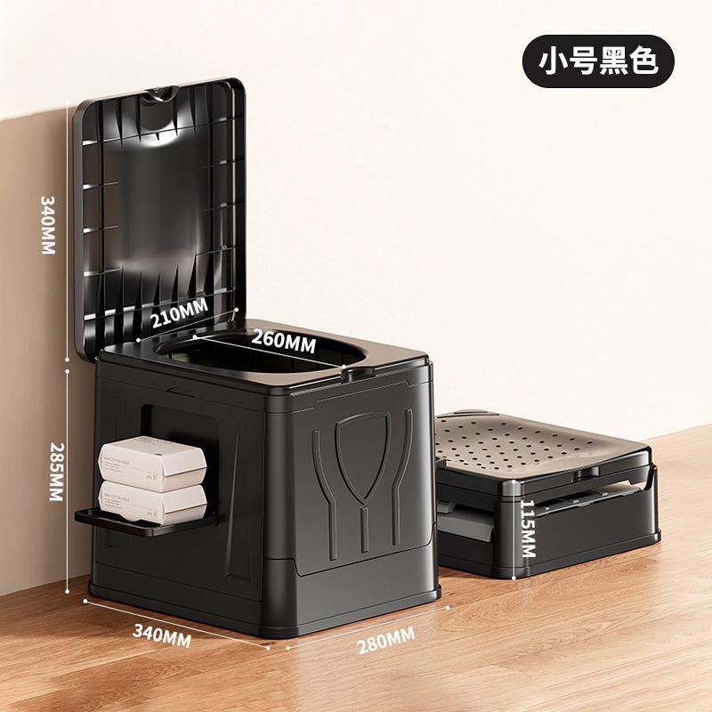 Portable Reusable Mobile Toilet & Camping Trash Can, Durable Outdoor Multifunctional Sanitation Gear, Emergency Camping Supplies