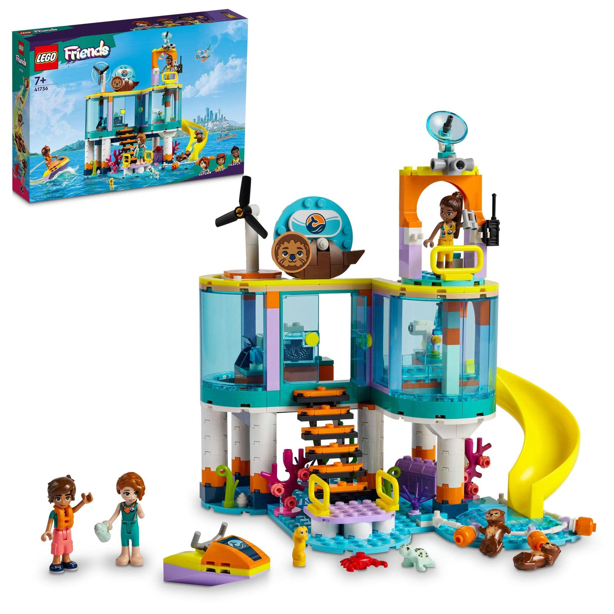 

LEGO Friends Maritime Rescue Center 41736, Toy Blocks, Gift for Rescue and Pretend Play, for Girls Ages 7 and Up