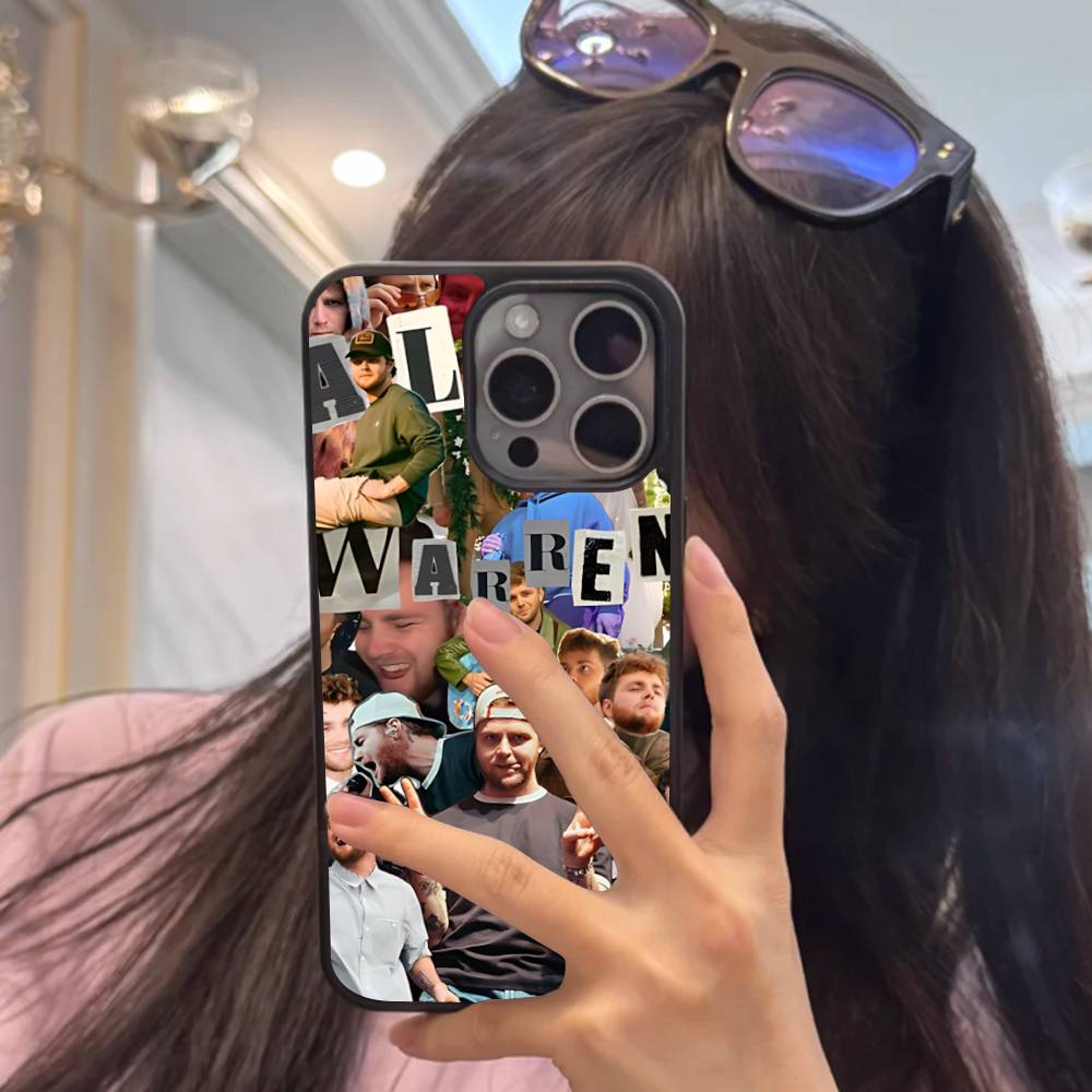 Popular A-alex Music Singer W-warren For IPhone 11 12 13 14 15 16 17 Pro Max Plus TPU+PC Shockproof Back Phone Cases