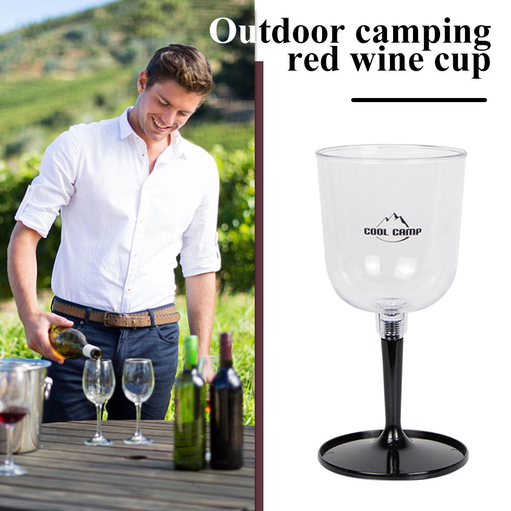 Harz Reise- Weingläser Tragbar Abnehmbar Cocktailbecher Leicht Fallfest Bruchsicher Wiederverwendbar für Camping Outdoor