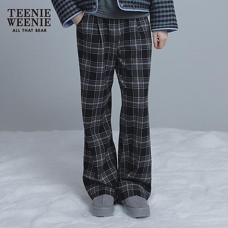 Teenie Weenie Women's Plaid Casual Long Pants
