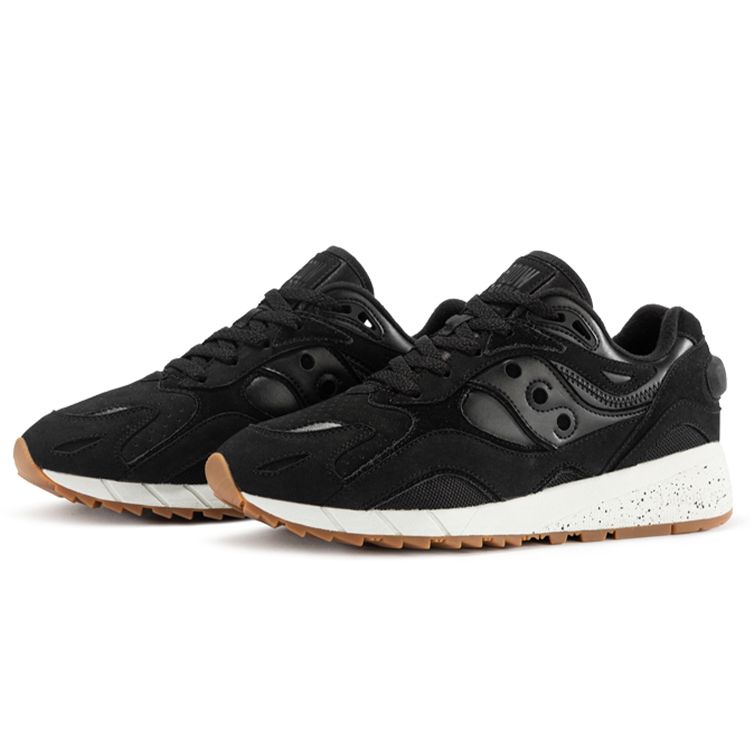 SAUCONY Shadow 6000 Retro Non-Slip Wear-Resistant Shock Absorbing Low-Top Running Shoes Unisex Sneaker Black S79023-1