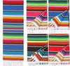 Mexican Color Table Runner Sarape Mexico Ethnic Hippie Gypsy BOHO Shop Interior Rug Thin Cotton Camping Outdoor Colorful Happy Rainbow Christmas
