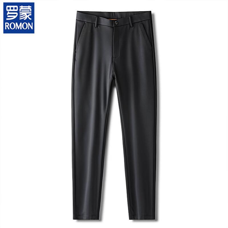 ROMON Men's Ice Silk Business Casual Cooling Pants