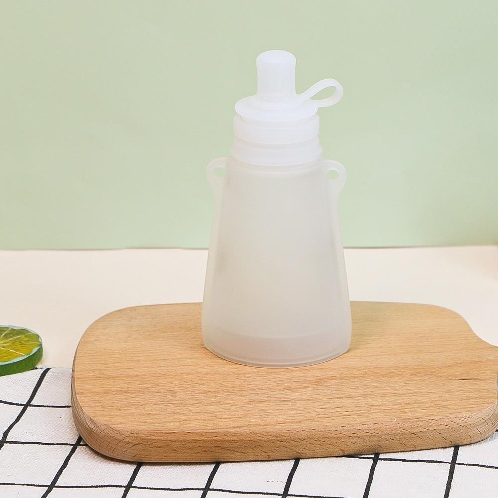 Refillable Silicone Baby Food Pouch Reusable Baby Food Container Milk Storage Bag  Breast Milk