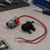 Vehicle Climate Temperature Sensor Kit with Pigtail Lead Wires, AU5Z12A647B Reference Part for Repair Service Use and Wiring Restoration