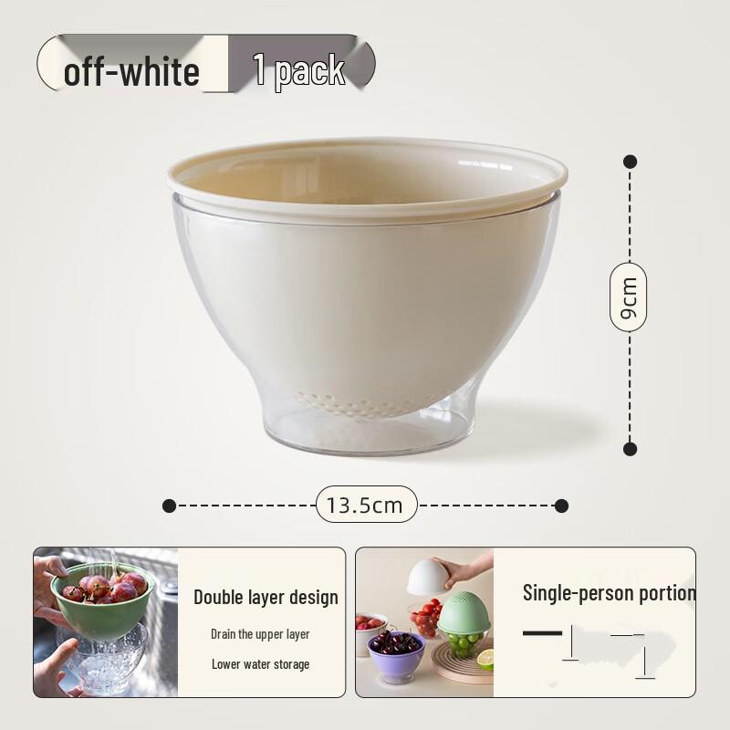 

ZISIZ Cute Bowl-Shaped Fruit Basket