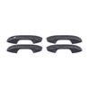 Car Styling Door Handle Frame Decoration Cover Trim For BYD Yuan PLUS  Carbon Fiber Color Exterior Accessories