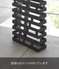 Yamazaki Jitsugyo 2361 Wide Black Approx. W30 x D10 x H43cm BRICK Umbrella Stand Can also hold folding umbrellas