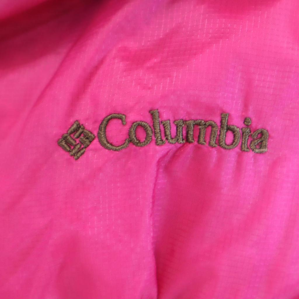 Columbia Down jacket S pink Outdoors Women Used