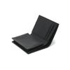 Daks Black Dd Plate Logo Matte Leather Business Card Wallet