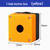 Strong Waterproof Magnetic Button Box: 1234-Position, Emergency Stop & Start Single Hole Control Switch.