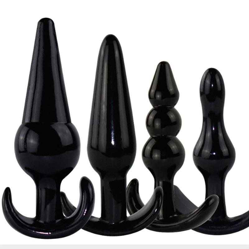 Soft Anal Dildo Butt Plug Prostate Massager Adult Gay Phalluses Anal Plug Beads G-spot Erotic Sex Toys For Men Women