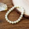 Natural Stone Yellow Quartz Beads Bracelets for Women Men Original Crystal Agate Lemon Jades Jewelry for Women Couple Jewelry