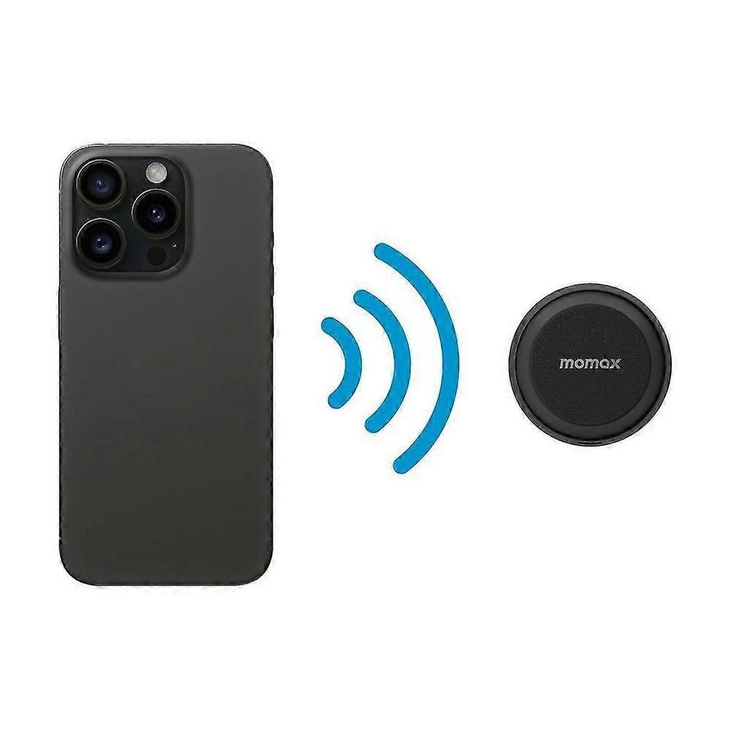 MOMAX 1-Vibe Go BS6 Magnetic Wireless Speaker with Phone Stand Function Portable Audio Speaker IPX6 Waterproof for Home / Outdoor