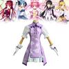 Puella Magi Madoka Magica Akemi Homura Cosplay Outfit With Traditional Chinese Style For Anime Conventions