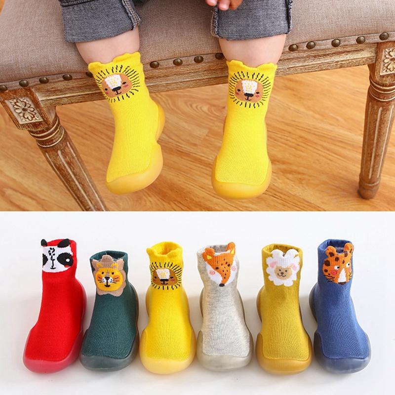 Toddler Baby Kids Non-slip Walking Socks Warm Socks Shoes Socks