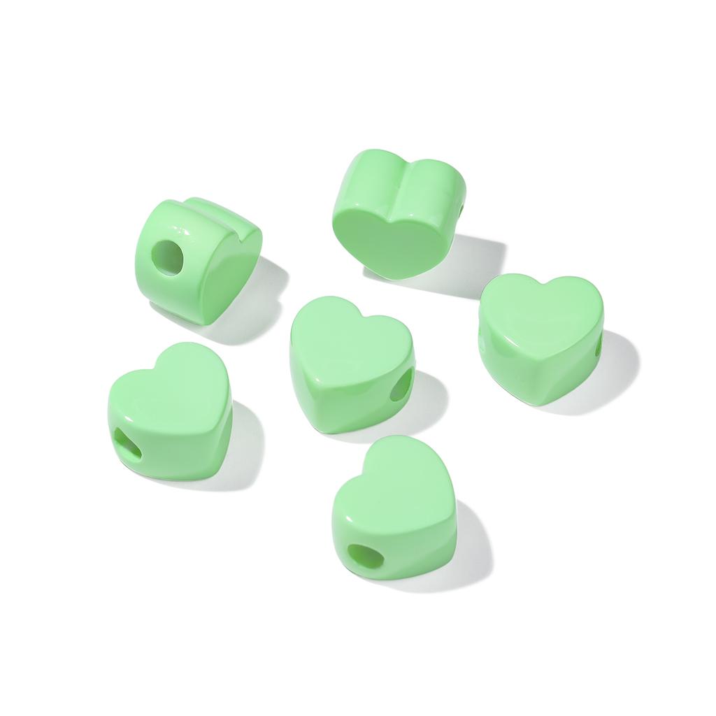 1pc Acrylic Large Hole Beads Star/Flower/Heart Loose Spacer Beads Jewelry DIY Bracelet Phone Chain Keychain Making Supplies