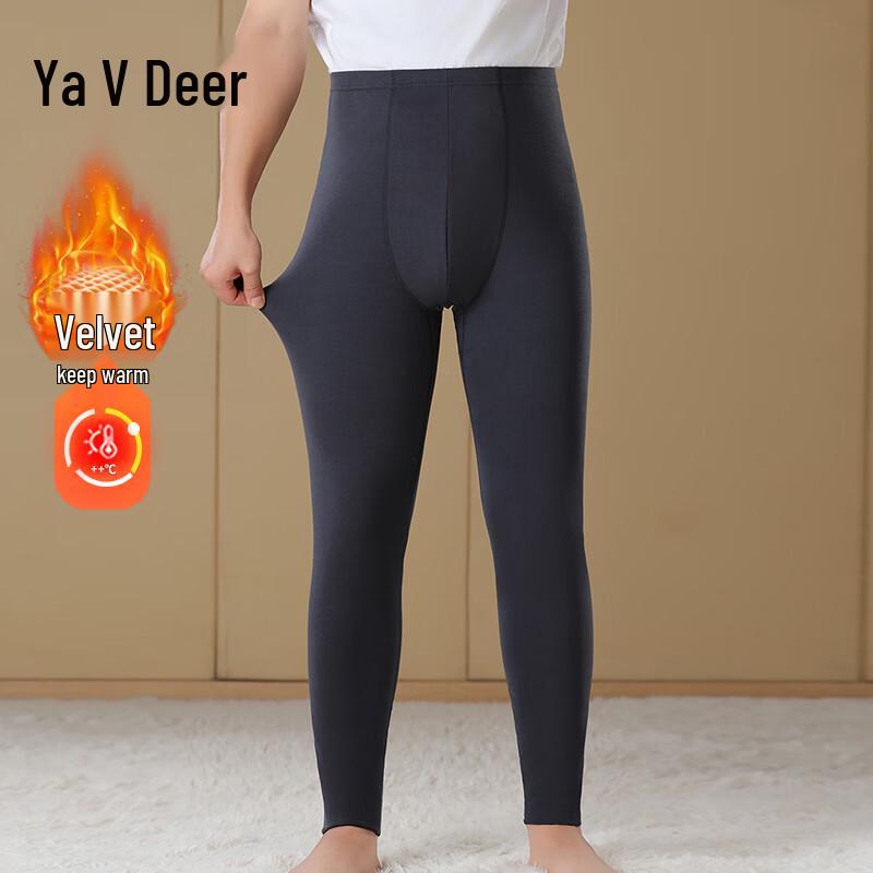 Yalu Мужские и женские утепленные термо-леггинсы 3XL