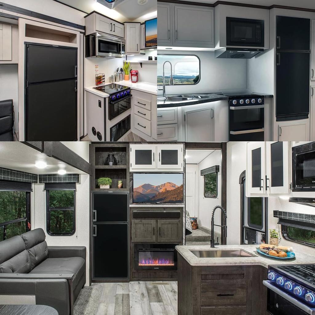 2 Pack 332900 RV Refrigerator Door Handle For Dometic,Refrigerator Parts For Dometic DM2872 DM2672 DM2682 DM2882,RV Camper Fridge Door Handle Holder