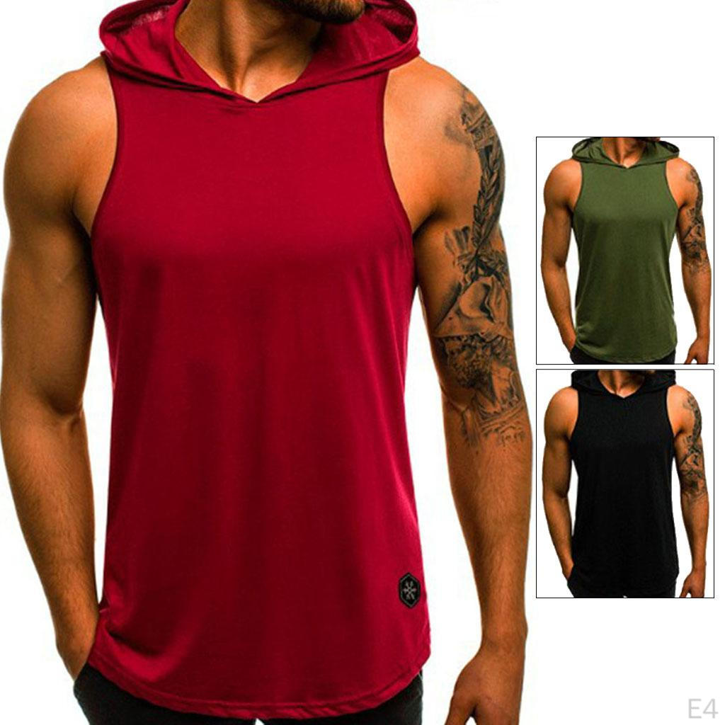 Men Casual Tank Tops Sweatshirt Bodybuilding