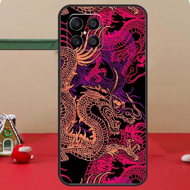 

DRAGON TATTOO JAPANESE For Huawei Honor Magic 5 Lite X8 X9 50 70 P20 P30 P40 P50 P60 Pro Nova 9 5T P Smart Z Case Honor 70