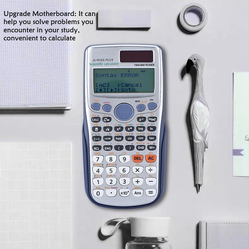 FX-991ES-PLUS Calculator 417 Functions High School University Calculation Tool Computer Office Two Ways Power Graphing