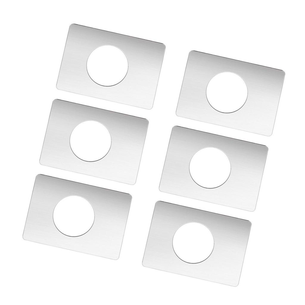 Upgrades Door Knob & Deadbolt Reinforcement Plate Door Lock Hole Backing Reinforcer for Enhanced Security & Easy Repair