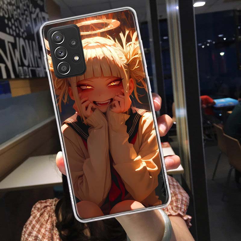 Himiko Toga Anime Phone Case for Samsung A54 A57 A37 A17 A14 A15 A12 A24 A34 A55 A35 A25 A52S A07 A05S A04S A22 A32 A72 Galaxy N