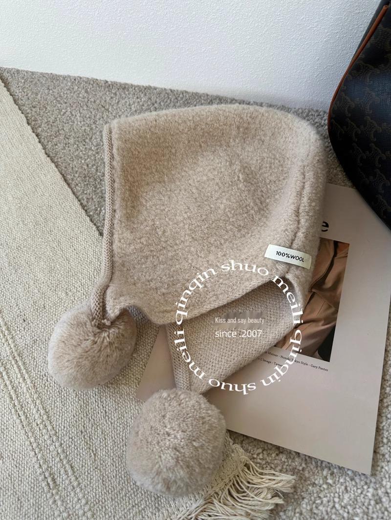 

Женская шапка из 100% шерсти для осени и зимы — теплая, трикотажная и с привлекательным дизайном One Size