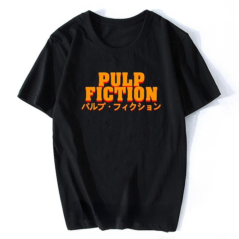 Movie Wallace Pulp Fiction T Shirt Women Men Casual Fashion Tops Film Tarantino Tee Men Clothing Customized Products Ropa Hombre