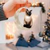1 Pet Cat Theme Decoration – Cat Lover Gift for Home & Car, Functions As Hanging Ornament, Keychain & Home Decor