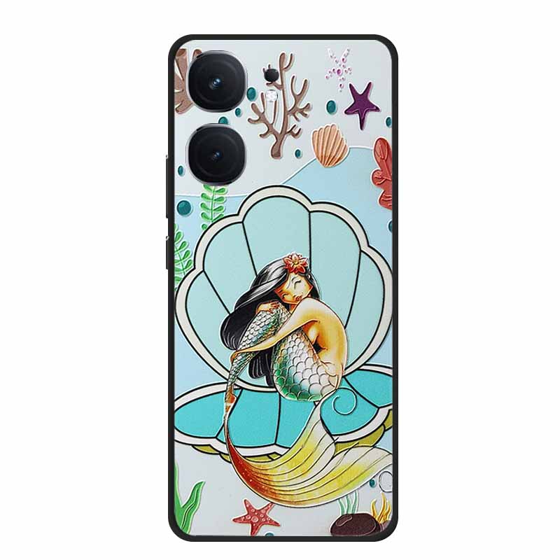3D Emboss Case For Vivo iQOO Neo9s Pro Plus Phone Case Silicone Soft Coque For Vivo iQOO Neo9s Pro+ Back Cover Case 9 S Pro Plus