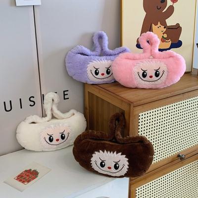Japanese Children's Plush Small Backpack Change Storage Bag Doll Bag Plush Toy Handbag