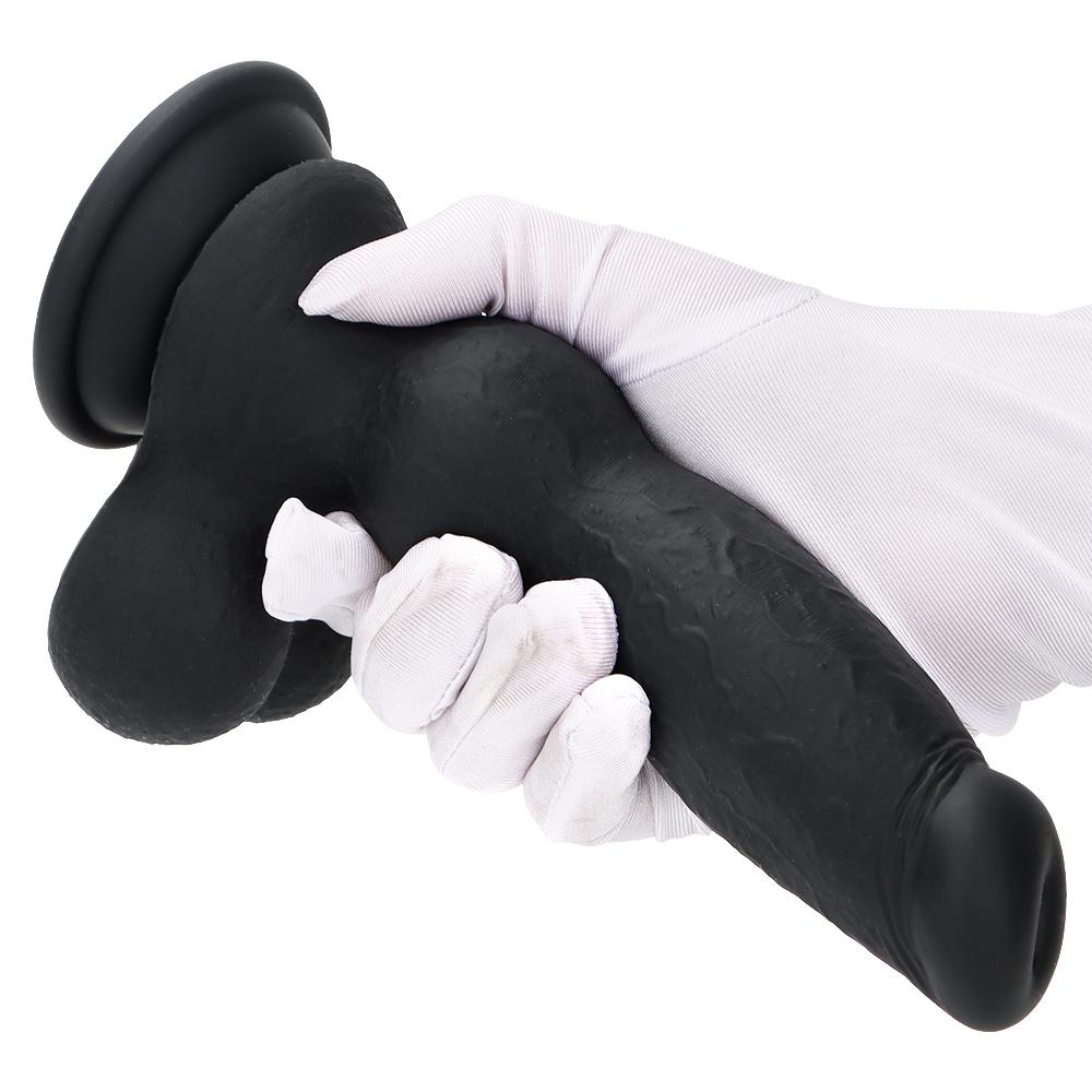 Women's New Liquid Silicone Simulation Dog Phallus Dildo Masturbation Device Rear Court Anal Plug To Expand Anal Instruments