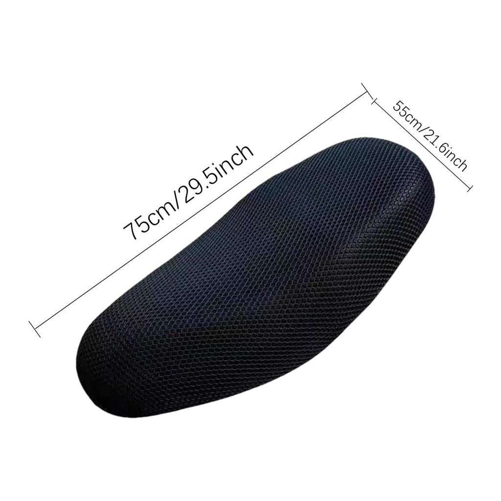 Motorcycle Seat Covers 3D Mesh Seat Covers Repellent Thermal Insulated Sunscreen Rain Wet