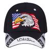 1 Stück Patriotischer Adler & Amerikanische Flagge Bestickte Baseballkappe Stickerei Lässig Atmungsaktiver Sport Hut Outdoor Papa Hüte