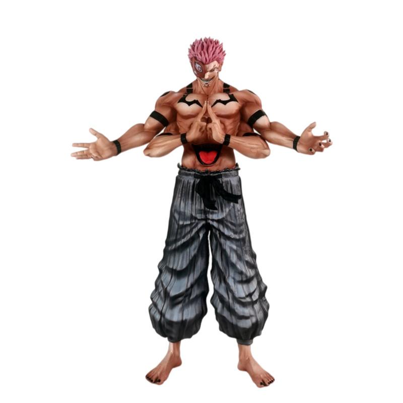 30cm Anime Ryomen Sukuna Jujutsu Kaisen Action Figures PVC Collection Statue Model Room Ornament Dolls Toys Christmas Gifts