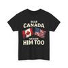 Dear Canada We Hate Him Too T-shirt, Canadian American Flag Vintage Shirt