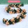 1.8/2.2M Simulated Rose Vine Silk 10 Styles Fake Vine Strips Flowers Outdoor Arch Ornament Artificial Flowers Vine