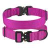 Heavy Duty Dog Collar Nylon Double Layer Webbing Cobra Buckle Medium To Large Dogs