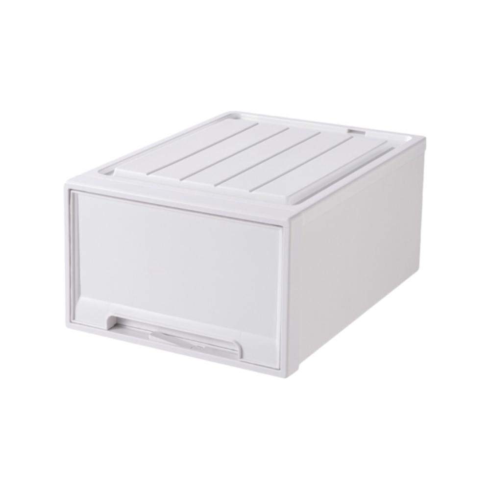 Plastic Drawer Storage Box Combinable Bedside Storage Containers  Wardrobe