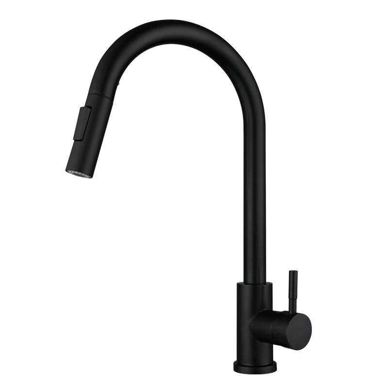 Handun Black & Gold Touch Kitchen Faucet