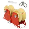 F26C Rope Retract Pulley Sling Safety Rope Manual Thicken Material Height Lifting Laborsaving Foldable Wall Corner Wheel