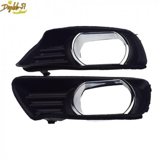 Pair Front Bumper Lower Fog Light Bezel Cover Trim For Toyota Camry 2007-2009