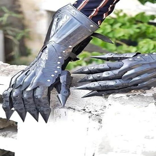 Ring Wraith Costume Nazgul Costume Nazgul Helmet Gloves Perfect HalloweeFor Adults Medieval Nazgul Gloves Set