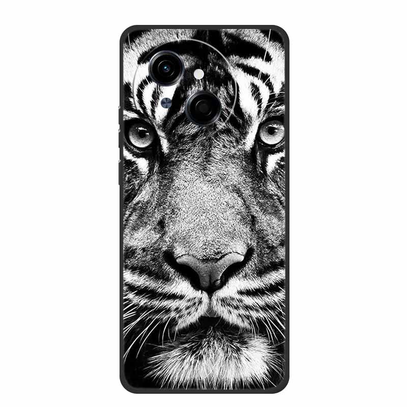 For Tecno Spark Go 1S Case KL4h Coque Popular Black Silicone Soft Back Cover Case For Tecno Spark Go 1 S Phone Case Cover 6.67"