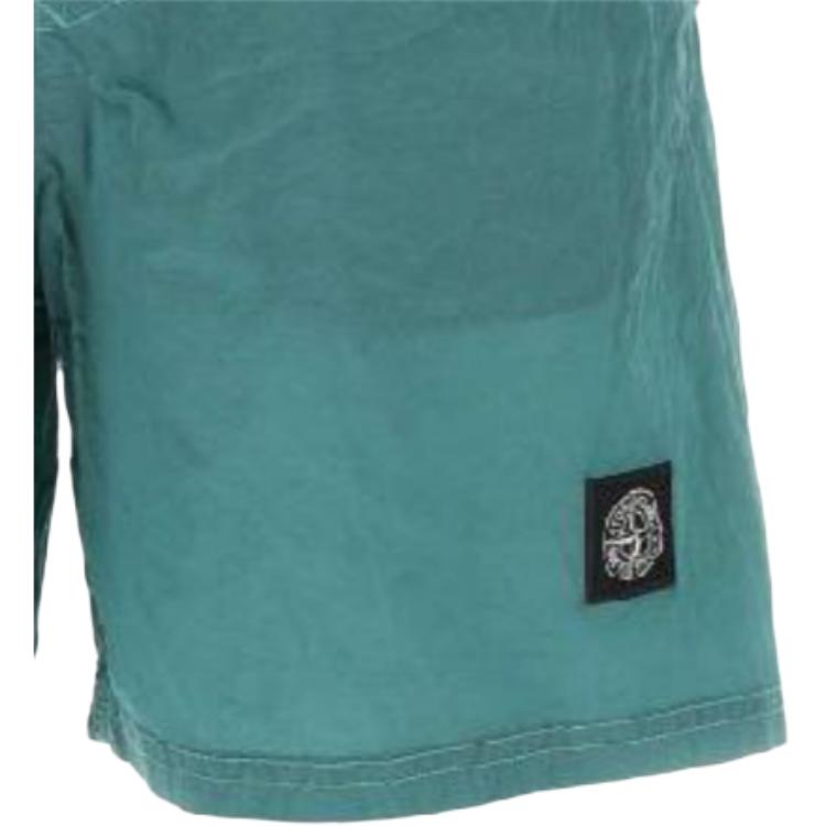 STONE ISLAND Nylon Metal Shorts Turquoise Men Bottoms Blue 1015B0943-V0042